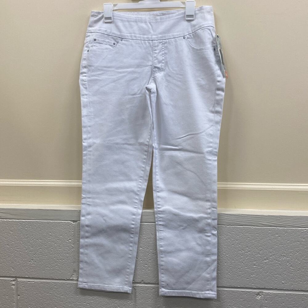 Jag Amelia Ankle NWT slim fit 12 white jeans